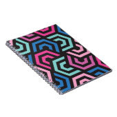 Patroonstijlvol Matig Mode Geometrisch kleurrijk Notitieboek (Rechterzijde)