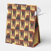 Patroonstijlvolle Mode - Geometrische moderne eleg Bedankdoosjes (Achterkant)