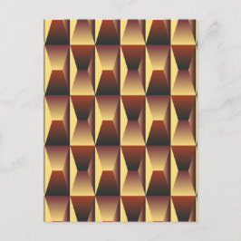 Patroonstijlvolle Mode - Geometrische moderne eleg Briefkaart