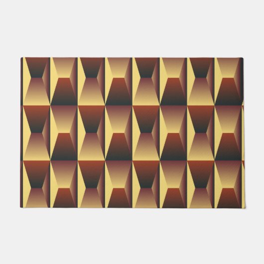 Patroonstijlvolle Mode - Geometrische moderne eleg Deurmat (Voorkant)