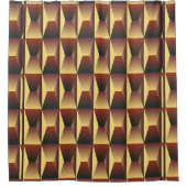 Patroonstijlvolle Mode - Geometrische moderne eleg Douchegordijn (Voorkant)