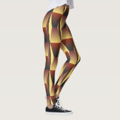 Patroonstijlvolle Mode - Geometrische moderne eleg Leggings (Rechts)