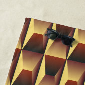 Patroonstijlvolle Mode - Geometrische moderne eleg Strandlaken (In situ)