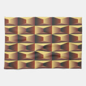 Patroonstijlvolle Mode - Geometrische moderne eleg Theedoek (Horizontaal)