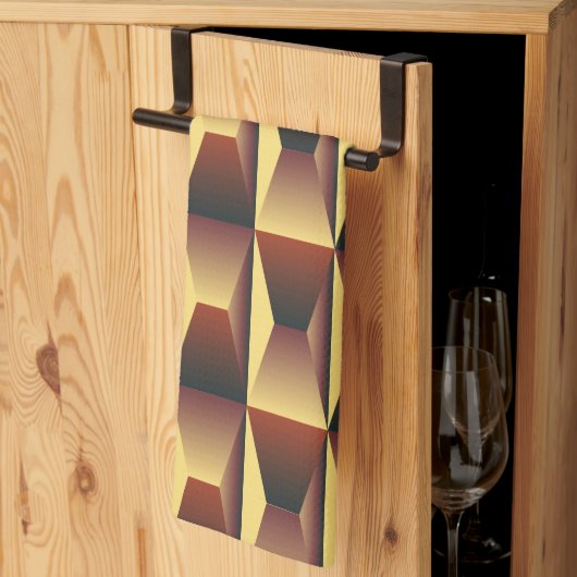 Patroonstijlvolle Mode - Geometrische moderne eleg Theedoek (Derde Gevouwen)