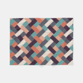 Patroonstijlvolle Mode - Geometrische moderne Vint Fleece Deken (Voorkant (Horizontaal))