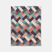 Patroonstijlvolle Mode - Geometrische moderne Vint Fleece Deken (Voorkant)
