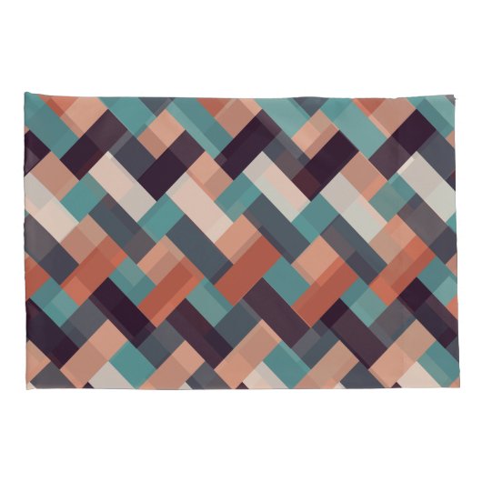 Patroonstijlvolle Mode - Geometrische moderne Vint Kussensloop (Achterkant-Rechts)