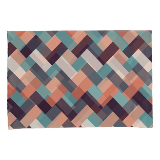 Patroonstijlvolle Mode - Geometrische moderne Vint Kussensloop (Voorkant-Rechts)