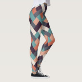 Patroonstijlvolle Mode - Geometrische moderne Vint Leggings (Rechts)