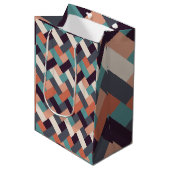 Patroonstijlvolle Mode - Geometrische moderne Vint Medium Cadeauzakje (Voorkant Gekanteld)