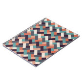 Patroonstijlvolle Mode - Geometrische moderne Vint Notitieboek (Linkerzijde)
