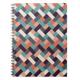 Patroonstijlvolle Mode - Geometrische moderne Vint Notitieboek
