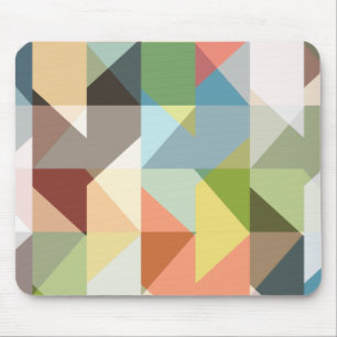 Patroonstijlvolle Mode Geometrische Vintage Muismat