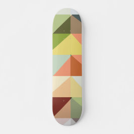 Patroonstijlvolle Mode Geometrische Vintage Persoonlijk Skateboard