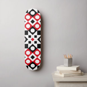 Patroonstijlvolle moderne geometrische Vintage Persoonlijk Skateboard