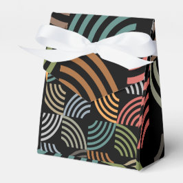 Patroonstijlvolle moderne Mode Geometrische Vintag Bedankdoosjes