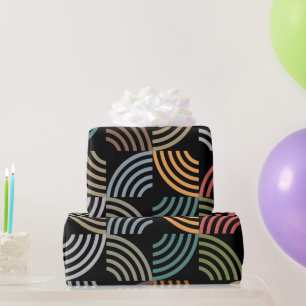 Patroonstijlvolle moderne Mode Geometrische Vintag Cadeaupapier