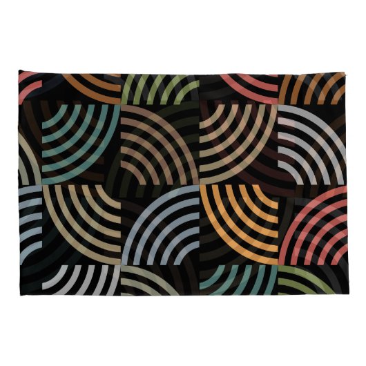 Patroonstijlvolle moderne Mode Geometrische Vintag Kussensloop (Achterkant-Rechts)