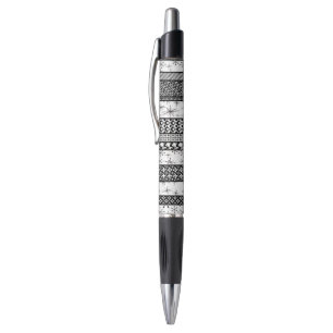 Patroonstrips voor zwart-wit Retro 1 Pen