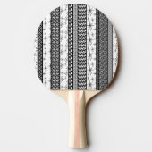 Patroonstrips voor zwart-wit Retro 1 Tafeltennisbatje (Achterkant)