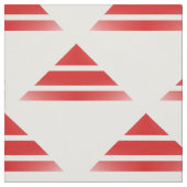 Patroonstructuur rode witte geo stof (Swatch)