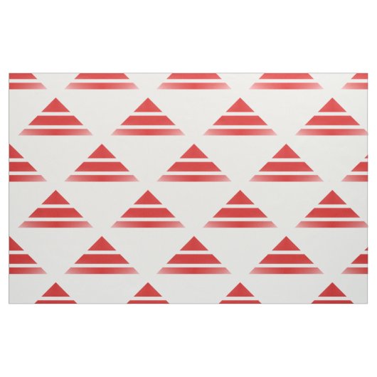 Patroonstructuur rode witte geo stof (Fat Quarter)