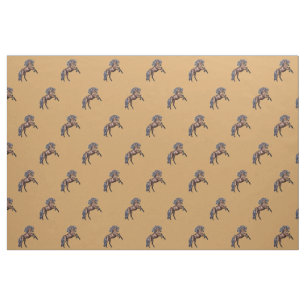 Patroonstructuur voor fokpaarden stof