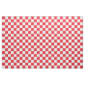 Patroonstructuur voor rode en witte klanken stof (Yard (91,4 cm))