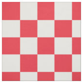 Patroonstructuur voor rode en witte klanken stof (Swatch)