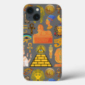 Patroonsymbool Ouder Egyptisch Hieroglyphic Case-Mate iPhone Case (Achterkant)