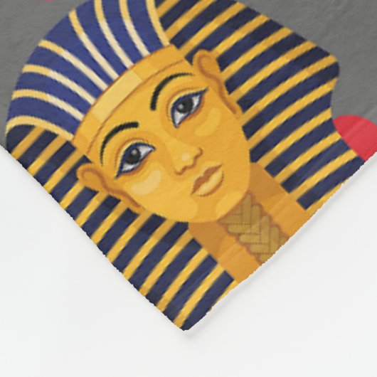 Patroonsymbool Ouder Egyptisch Hieroglyphic Fleece Deken (Hoek)