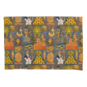 Patroonsymbool Ouder Egyptisch Hieroglyphic Kussensloop (Voorkant-Links)