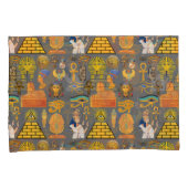 Patroonsymbool Ouder Egyptisch Hieroglyphic Kussensloop (Voorkant-Rechts)