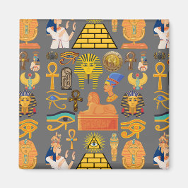 Patroonsymbool Ouder Egyptisch Hieroglyphic Magneet
