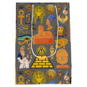 Patroonsymbool Ouder Egyptisch Hieroglyphic Medium Cadeauzakje (Achterkant)