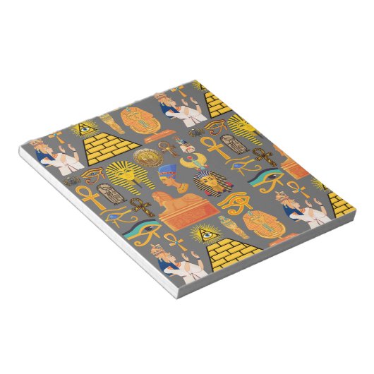 Patroonsymbool Ouder Egyptisch Hieroglyphic Notitieblok (Schuin)