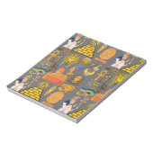 Patroonsymbool Ouder Egyptisch Hieroglyphic Notitieblok (Linkerzijde)