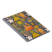 Patroonsymbool Ouder Egyptisch Hieroglyphic Notitieboek (Rechterzijde)
