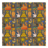 Patroonsymbool Ouder Egyptisch Hieroglyphic Perfect Poster (Voorkant)