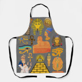 Patroonsymbool Ouder Egyptisch Hieroglyphic Schort (Voorkant)