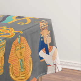 Patroonsymbool Ouder Egyptisch Hieroglyphic Tafelkleed