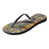 Patroonsymbool Ouder Egyptisch Hieroglyphic Teenslippers (Schuin)