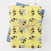 Patroontrio voor bijen inpakpapier vel (In situ)