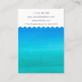 Patroontroeping voor houder Waterverf Visitekaartje (Achterkant)