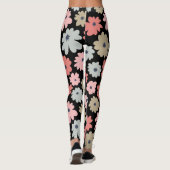 Patroonventilator kleurrijke Vintage Leggings (Achterkant)