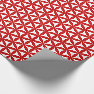 Patroonverlooppapier voor "Flower of Life"-patrone Cadeaupapier