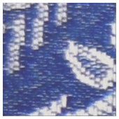  patroonweefsel blauw stof (Close Up)
