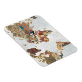 PatroonWereldkaart Magneet (Rechterzijde)