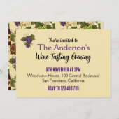  Patroonwijnproeverij Kaart (Voorkant / Achterkant)